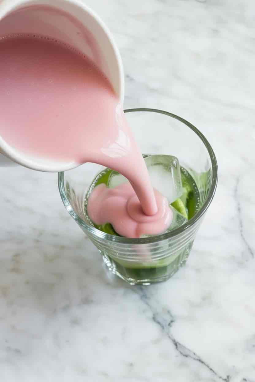 Préparation d’un matcha aromatisé illustrant la vision ISARA