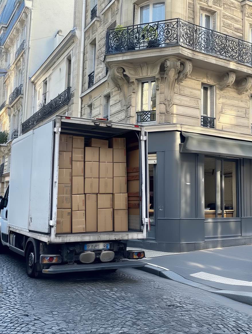 Livraison de commandes en volume pour professionnels