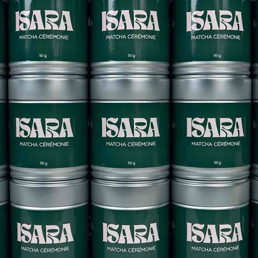 Collection de pots de matcha cérémonie ISARA 50g